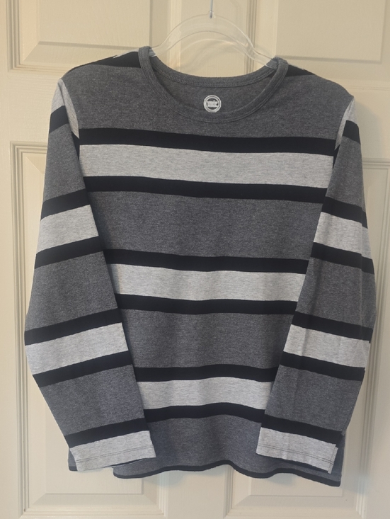 wonder nation Other - Wonder Nation | Boy's | Gray & Black Striped | Crewneck Shirt | Size 14-16 Husky
